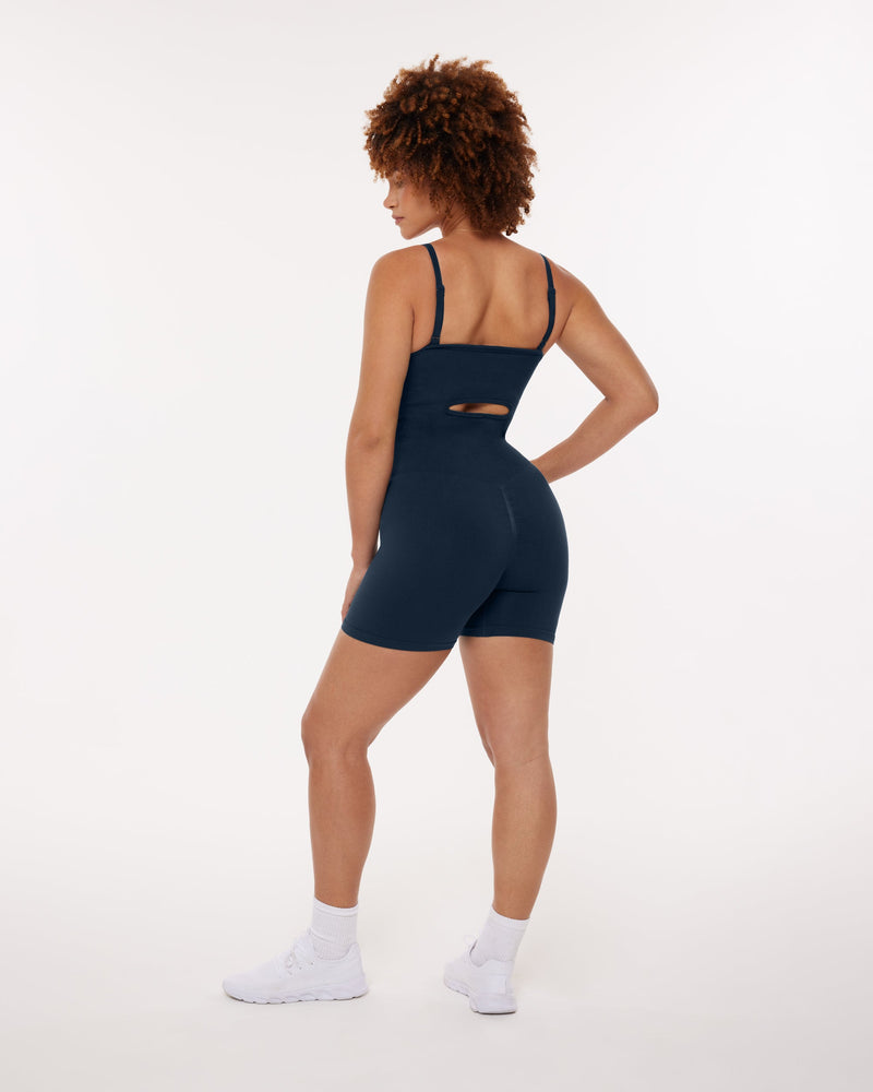 Seamless Low-Impact Butt Lifting 5" Adjustable Cami Romper