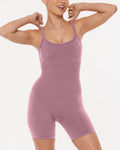 Seamless Low-Impact Butt Lifting 5" Adjustable Cami Romper