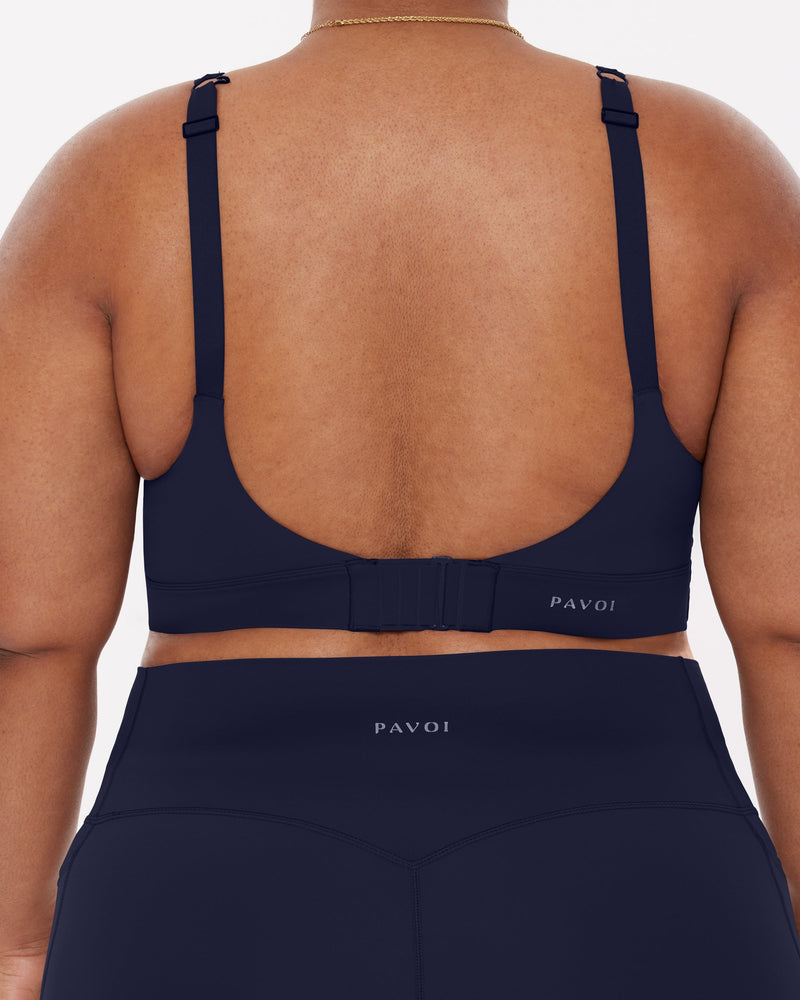 Supportive High-Impact Padded Convertible Sports Bra