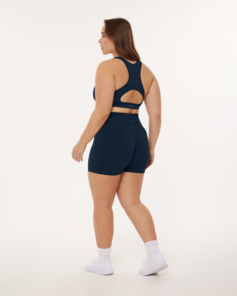 Seamless High-Waisted 4.5" Butt Lifting Biker Shorts