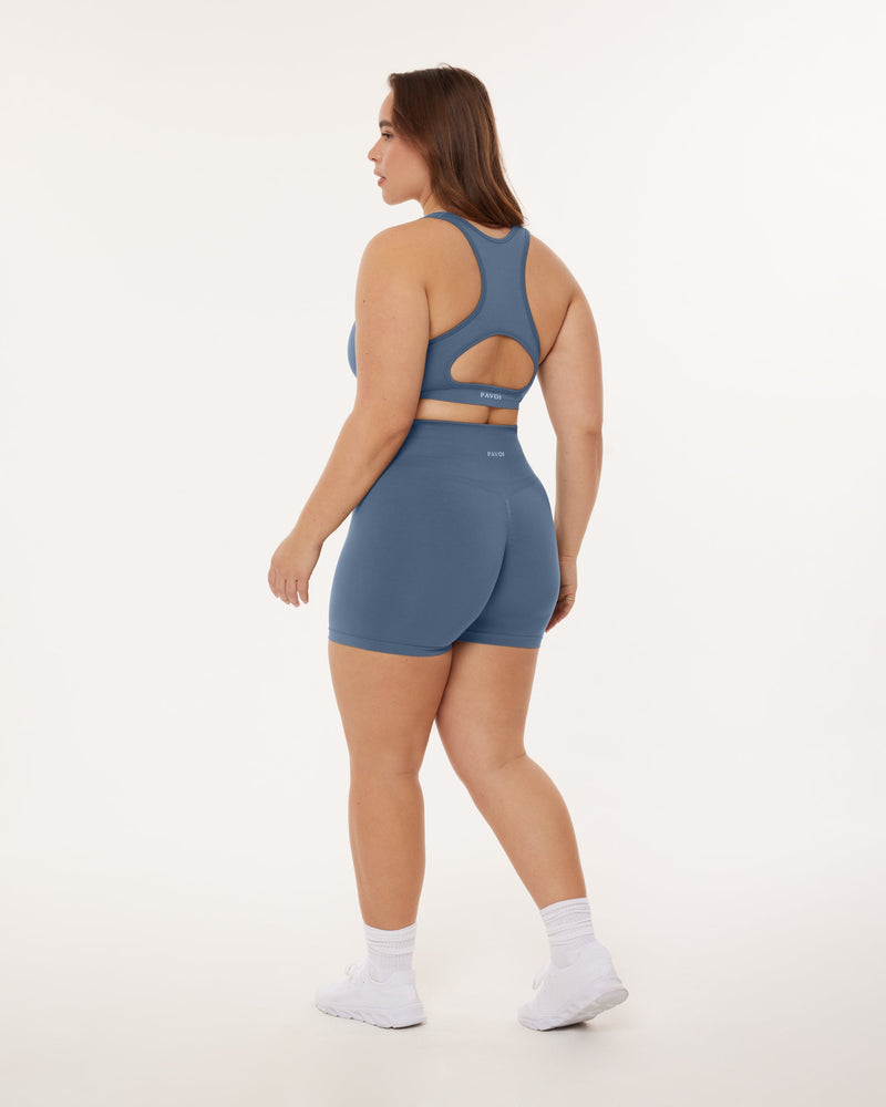 Seamless High-Waisted 4.5" Butt Lifting Biker Shorts