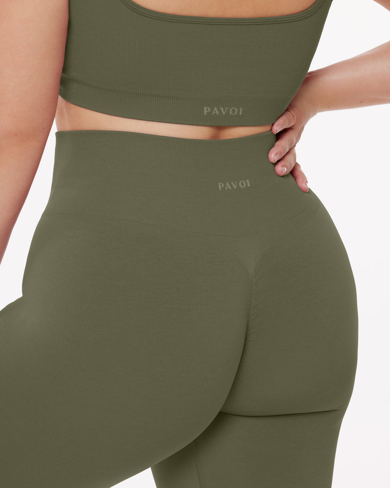 Seamless High-Waisted Butt Lifting Workout Leggings