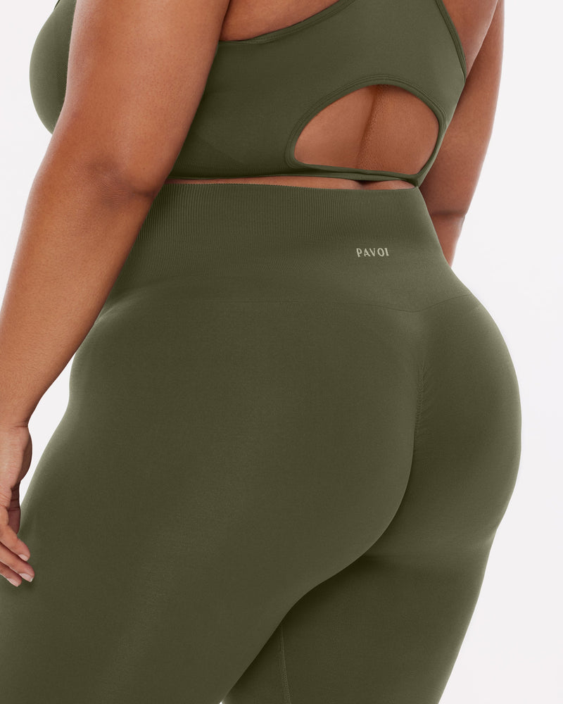 Seamless High-Waisted Butt Lifting Workout Leggings