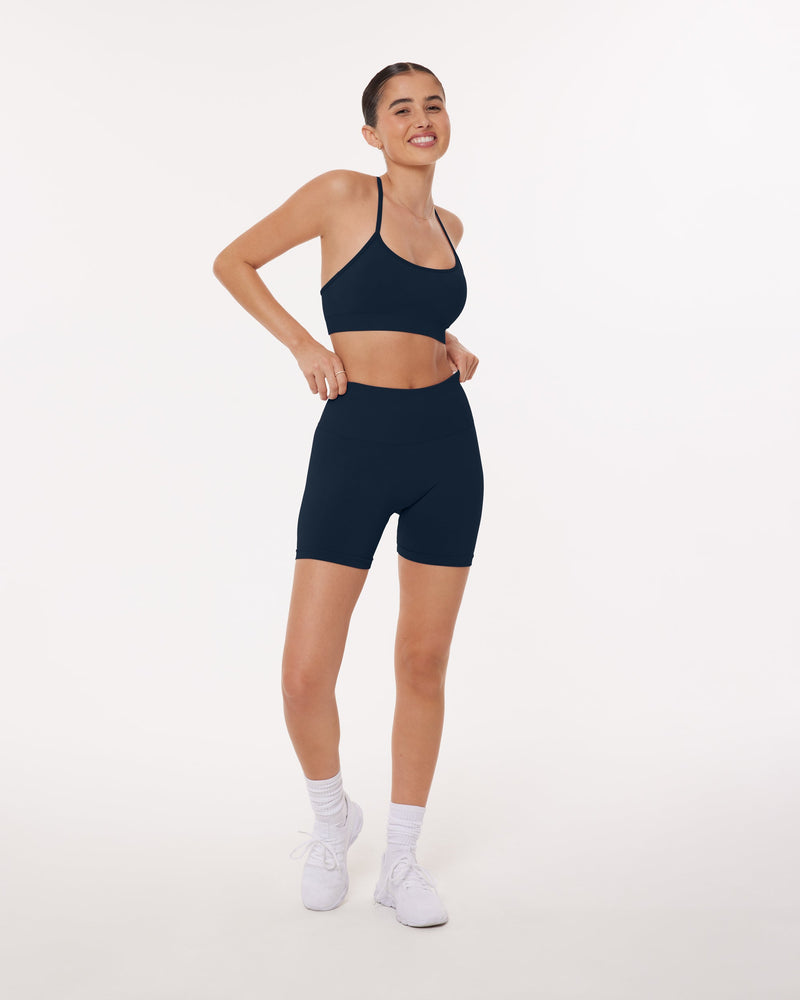 Seamless High-Waisted 4.5" Butt Lifting Biker Shorts