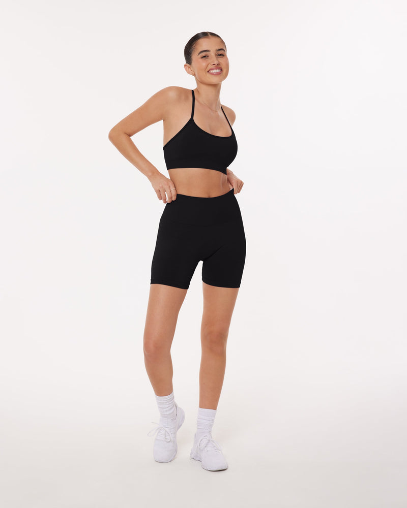 Seamless High-Waisted 4.5" Butt Lifting Biker Shorts