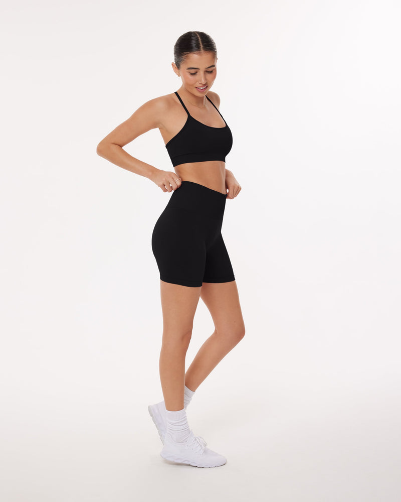 Seamless High-Waisted 4.5" Butt Lifting Biker Shorts