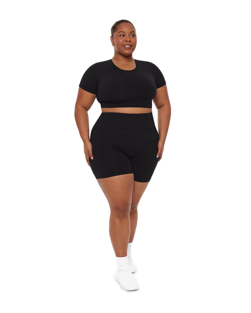 Seamless High-Waisted 6" Butt Lifting Biker Shorts