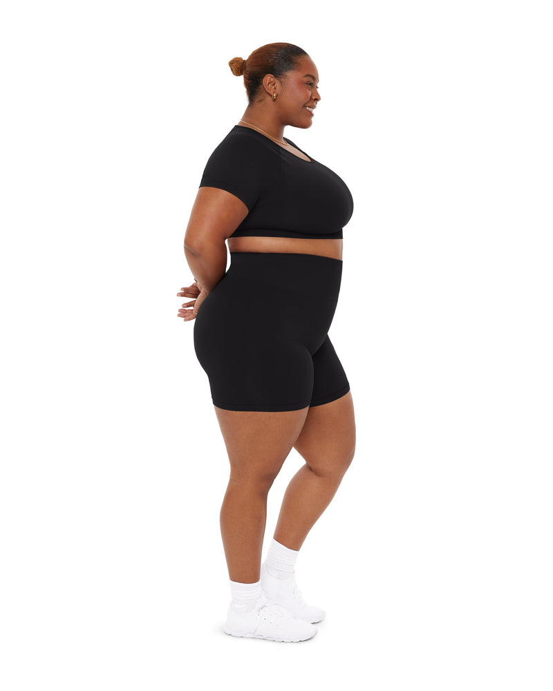 Seamless High-Waisted 6" Butt Lifting Biker Shorts