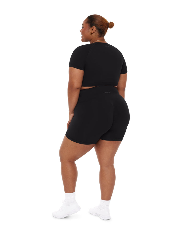 Seamless High-Waisted 6" Butt Lifting Biker Shorts