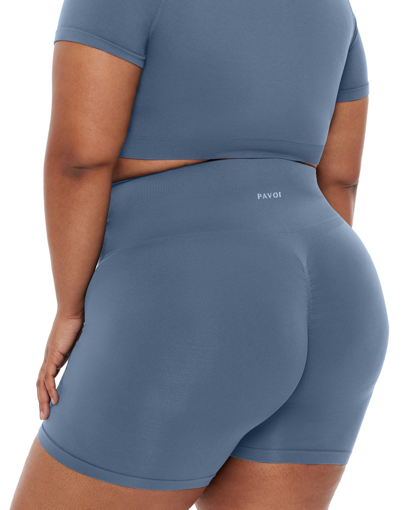 Seamless High-Waisted 6" Butt Lifting Biker Shorts