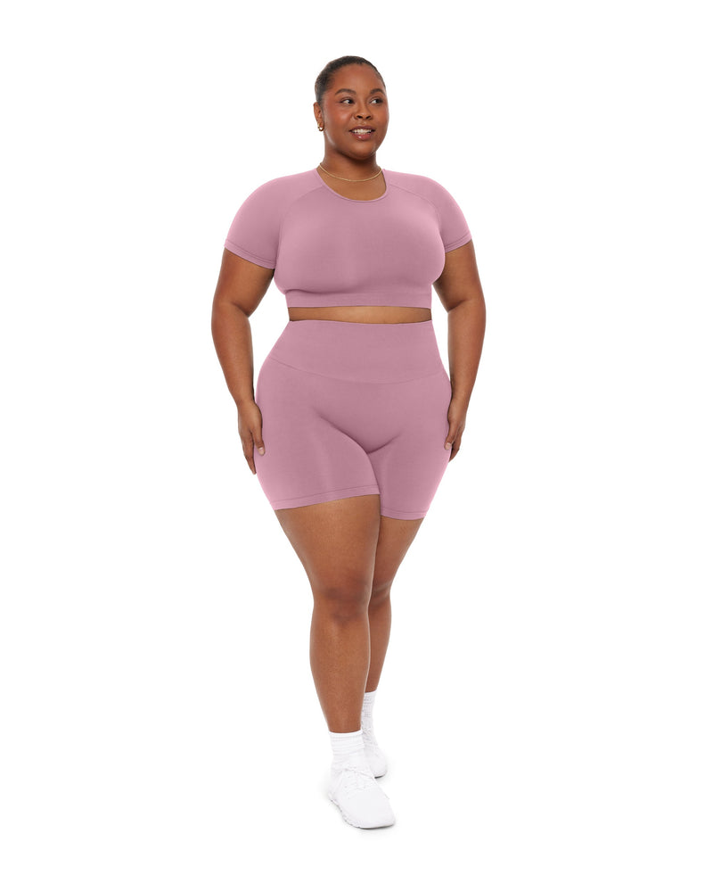 Seamless High-Waisted 6" Butt Lifting Biker Shorts