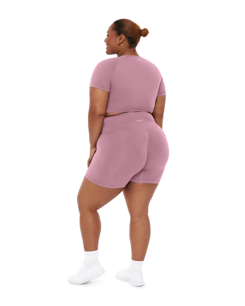 Seamless High-Waisted 6" Butt Lifting Biker Shorts