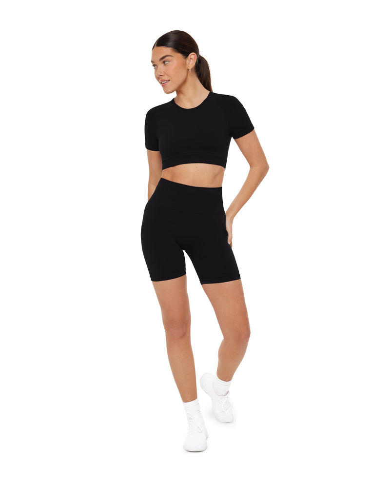 Seamless High-Waisted 6" Butt Lifting Biker Shorts