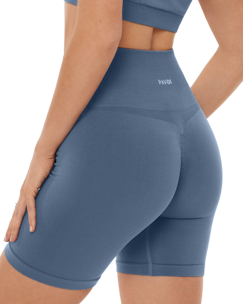 Seamless High-Waisted 6" Butt Lifting Biker Shorts