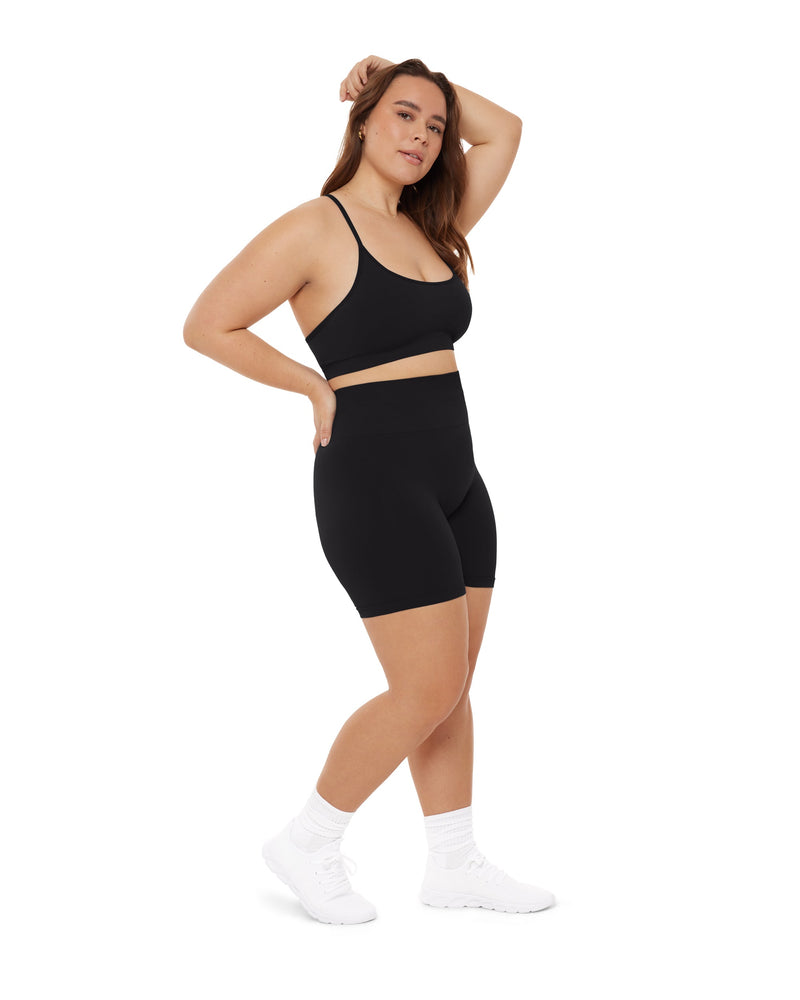 Seamless High-Waisted 6" Butt Lifting Biker Shorts