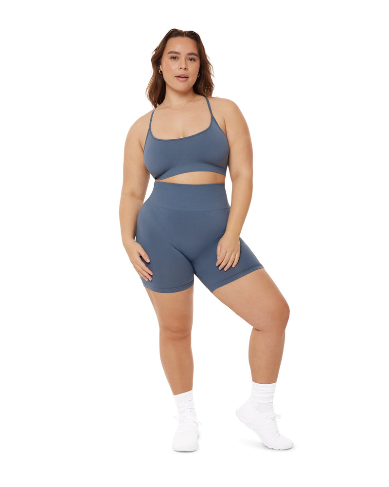 Seamless High-Waisted 6" Butt Lifting Biker Shorts