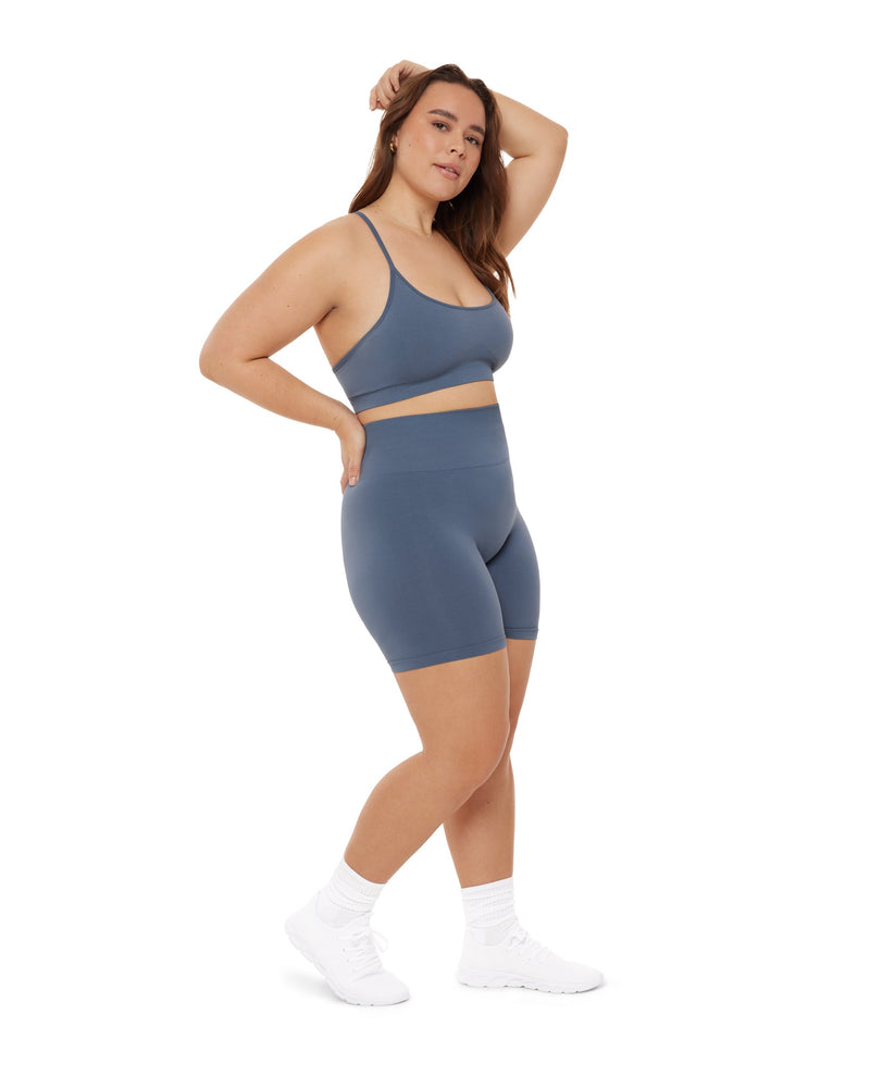 Seamless High-Waisted 6" Butt Lifting Biker Shorts