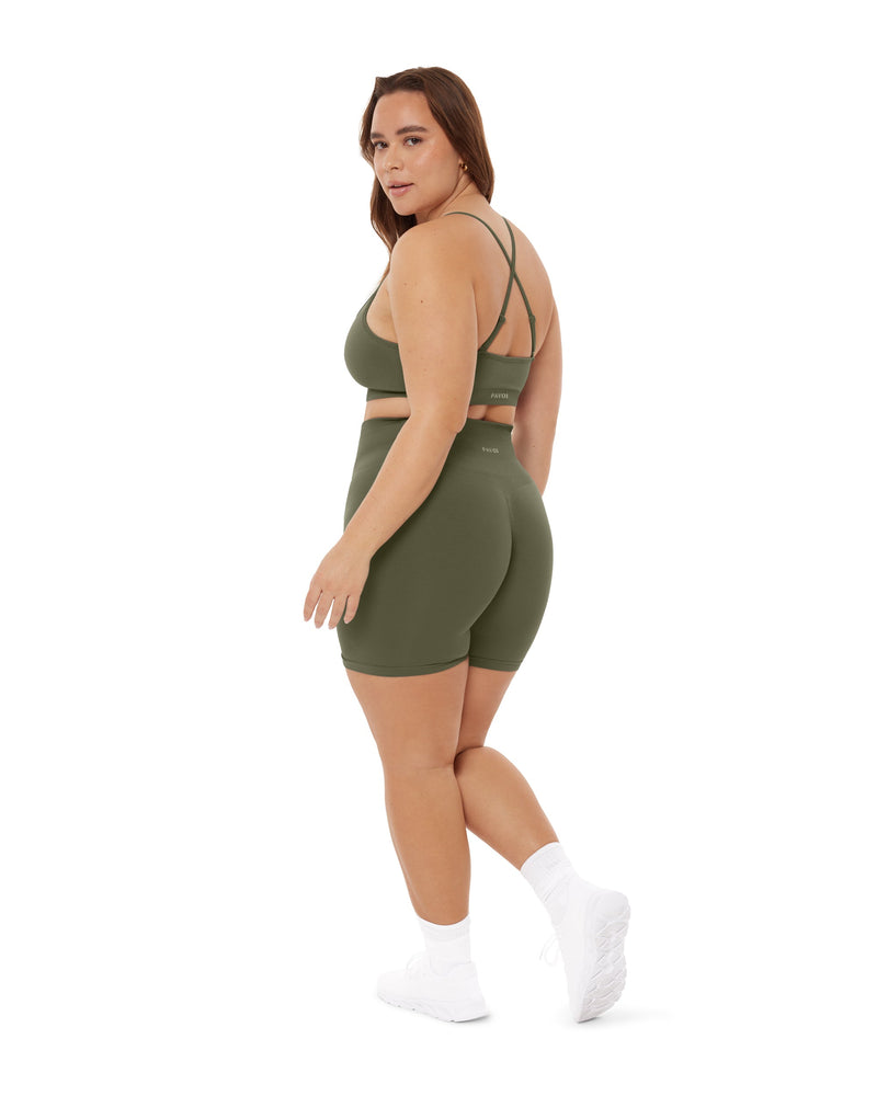 Seamless High-Waisted 6" Butt Lifting Biker Shorts