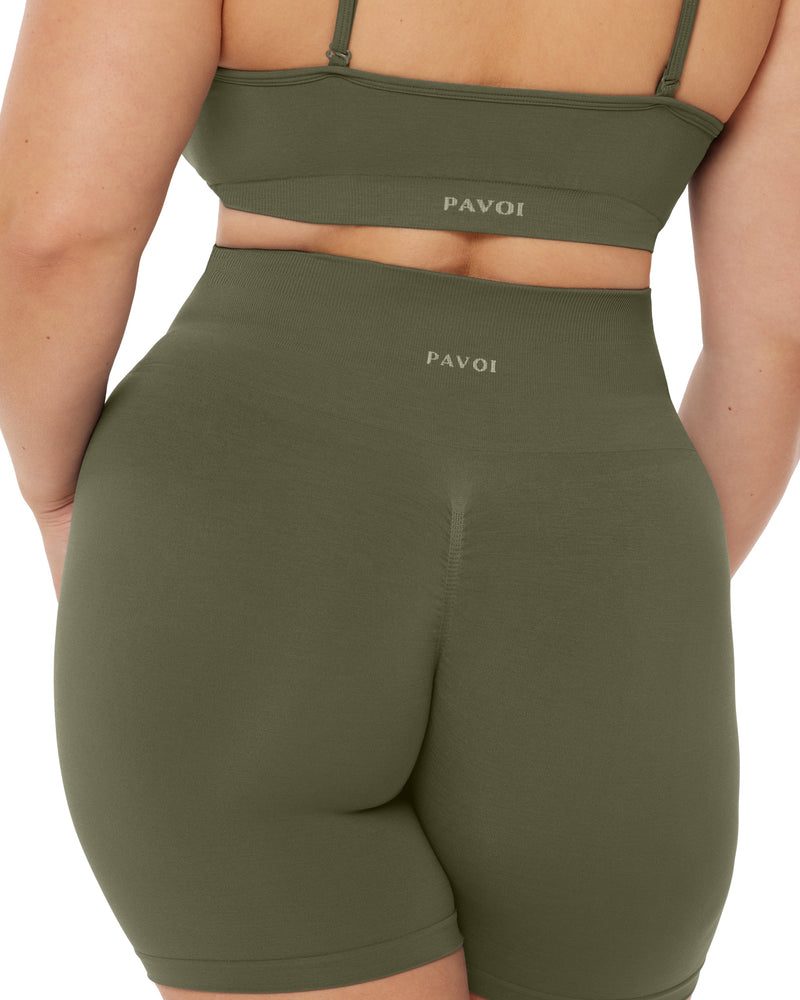 Seamless High-Waisted 6" Butt Lifting Biker Shorts