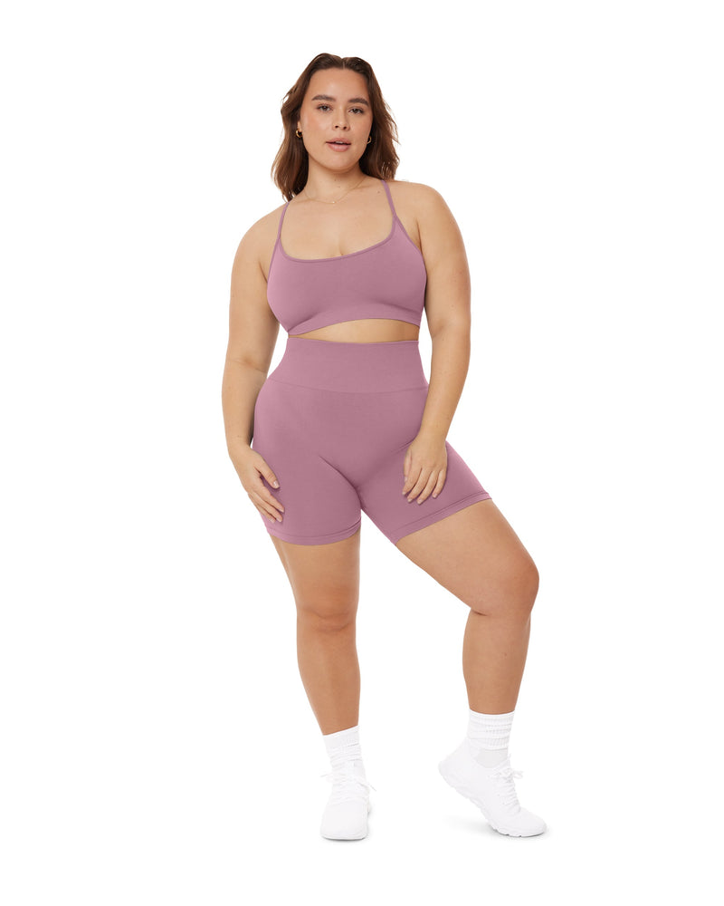 Seamless High-Waisted 6" Butt Lifting Biker Shorts