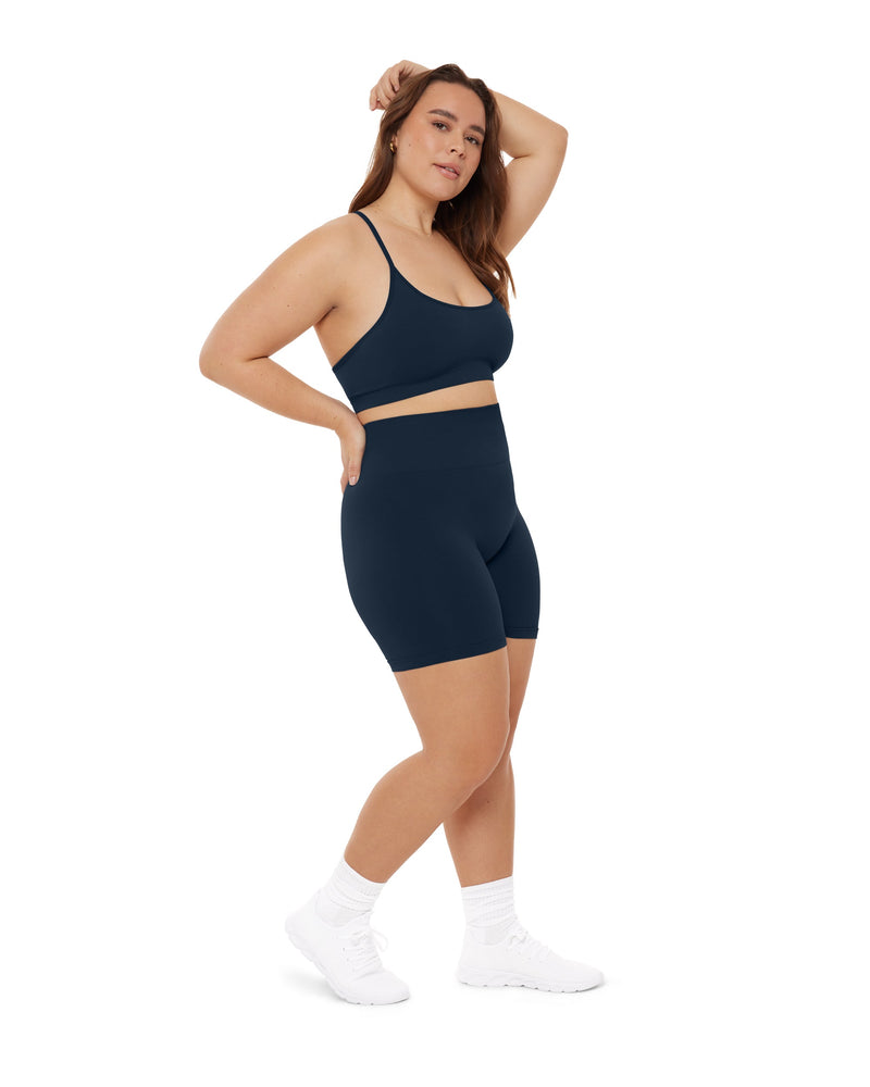 Seamless High-Waisted 6" Butt Lifting Biker Shorts