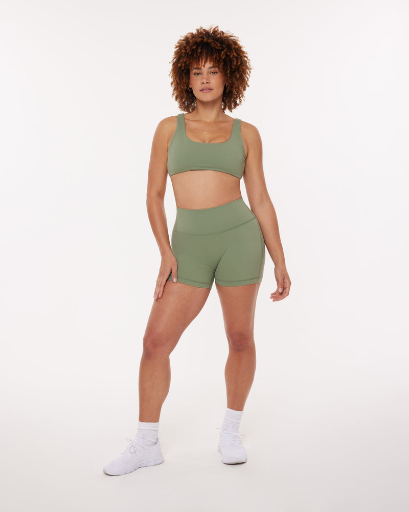 Yoga Low-Impact Scoop Neck Padded Sports Bra