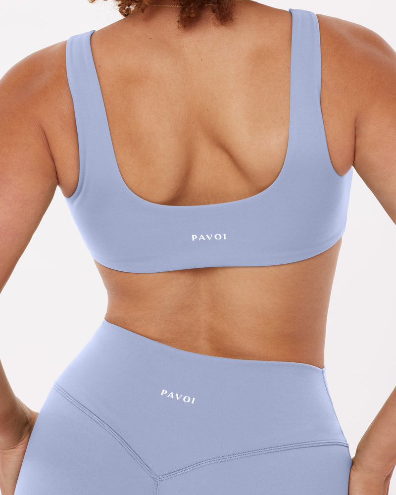 Yoga Low-Impact Scoop Neck Padded Sports Bra