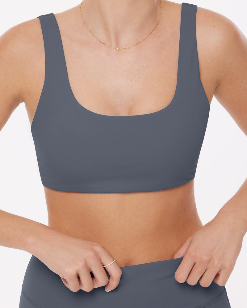 Yoga Low-Impact Scoop Neck Padded Sports Bra