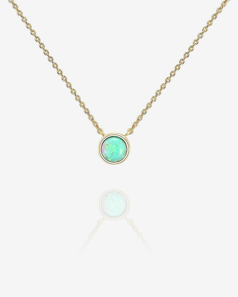 Vermeil Opal Necklace