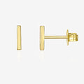 Vermeil Bar Studs