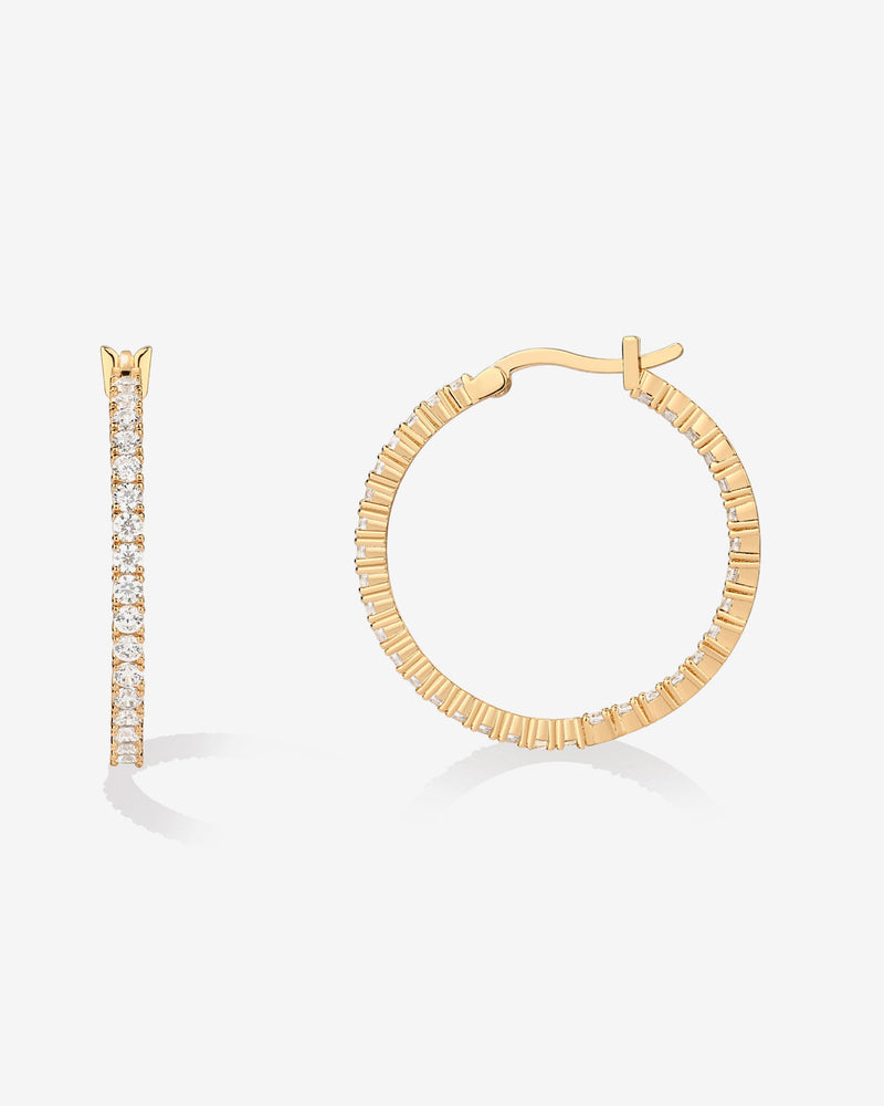 Vermeil Inside-Out Hoops