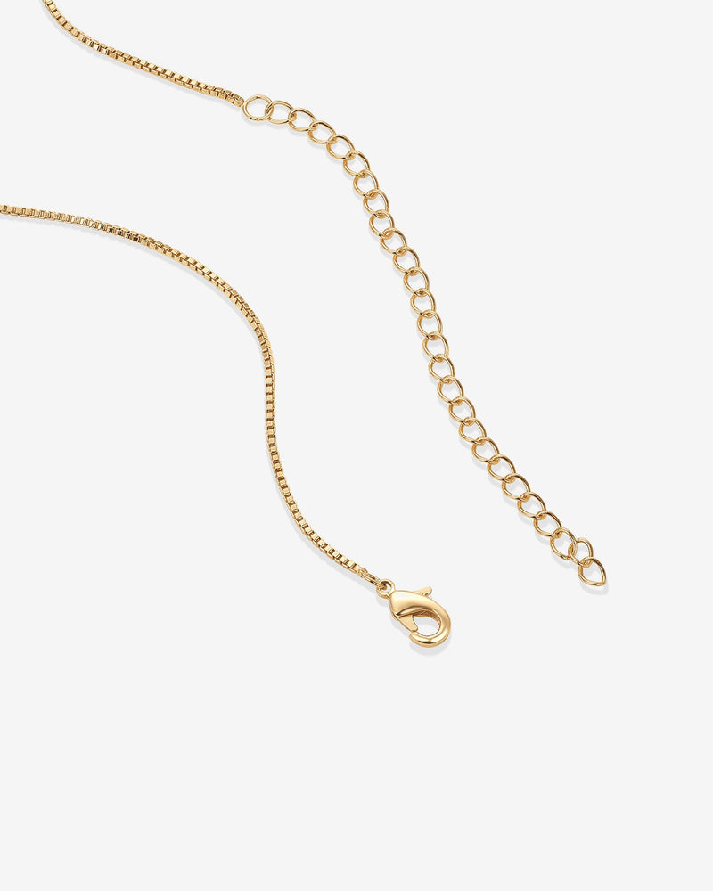 Vermeil Box Chain Adjustable Necklace