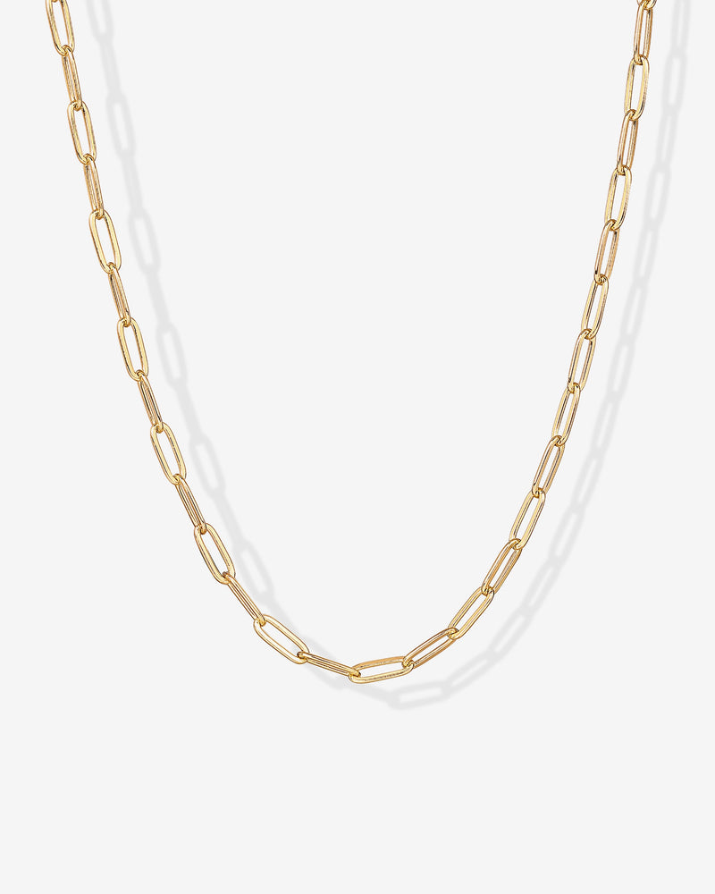 Vermeil Paperclip Chain Necklace