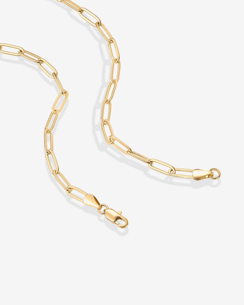 Vermeil Paperclip Chain Necklace