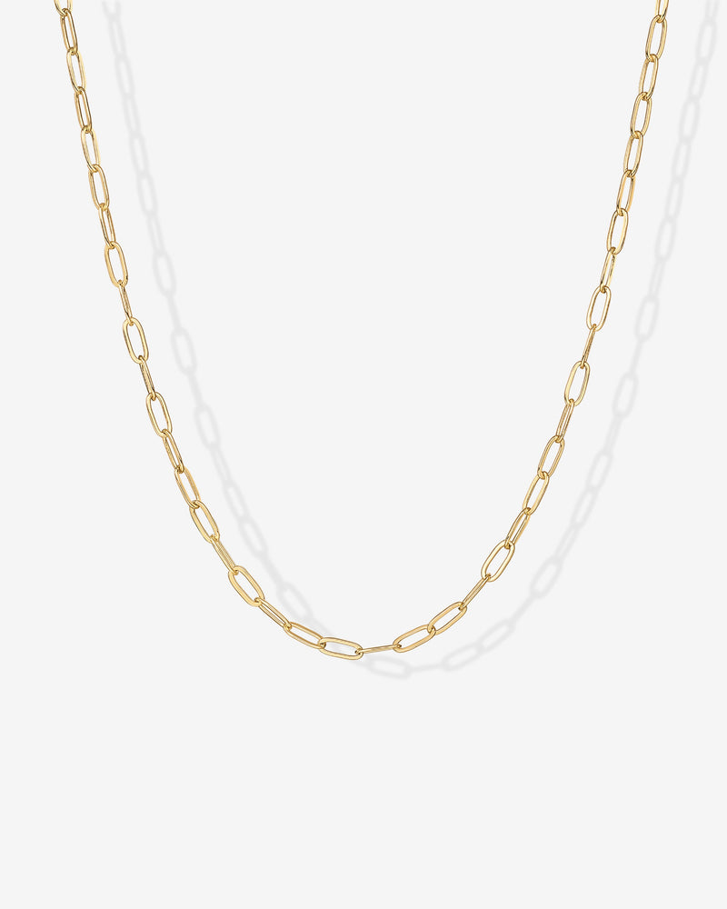 Vermeil Paperclip Chain Necklace