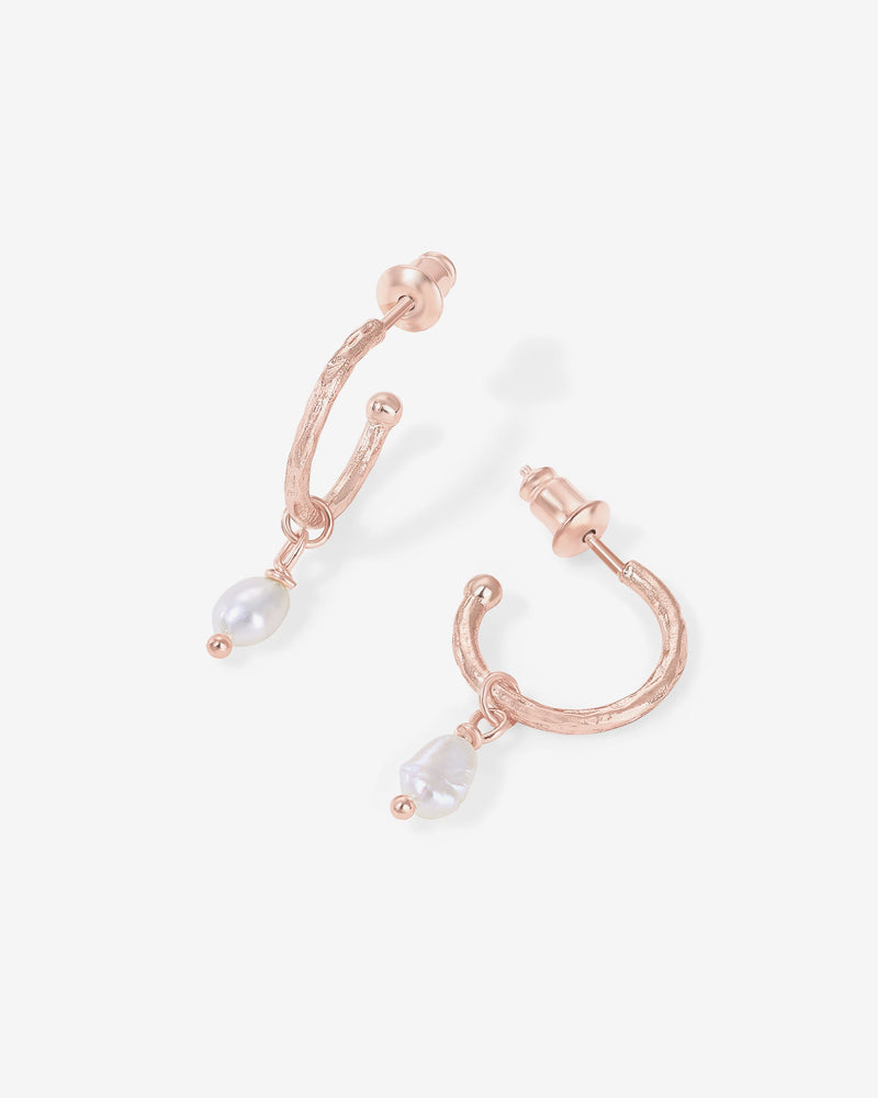 PAVOI - Drop Pearl Hoops