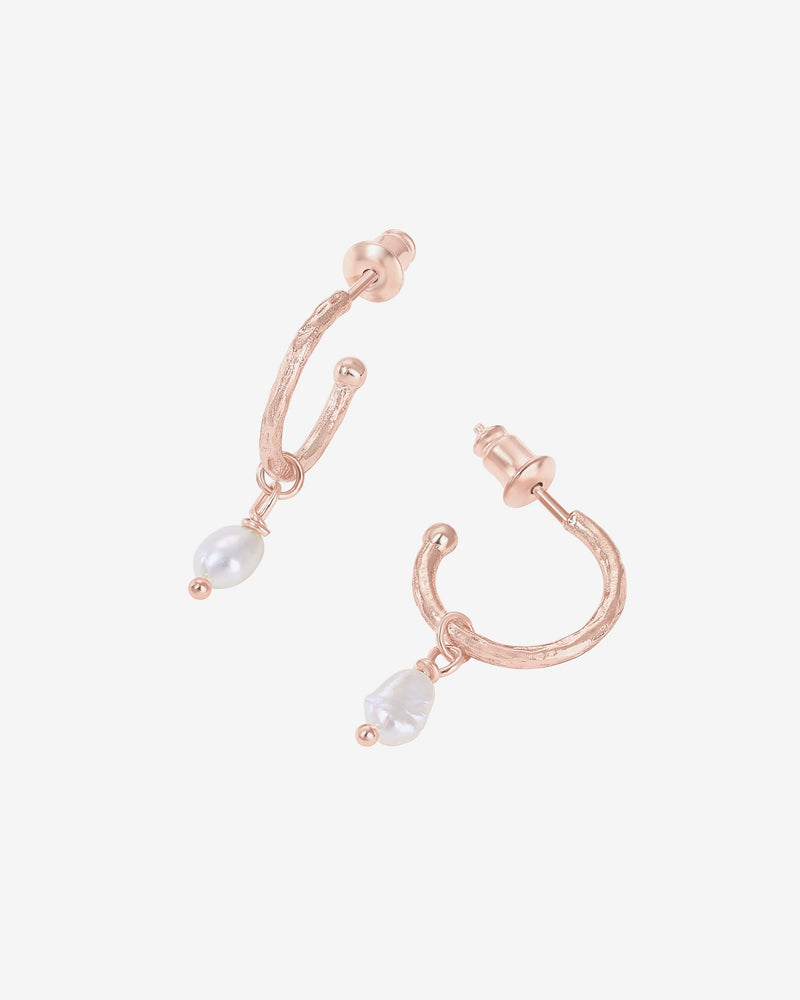 PAVOI - Drop Pearl Hoops