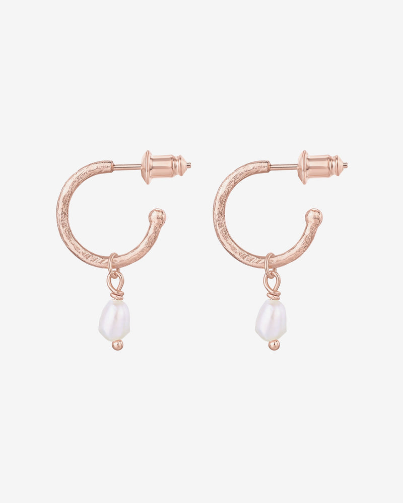 PAVOI - Drop Pearl Hoops