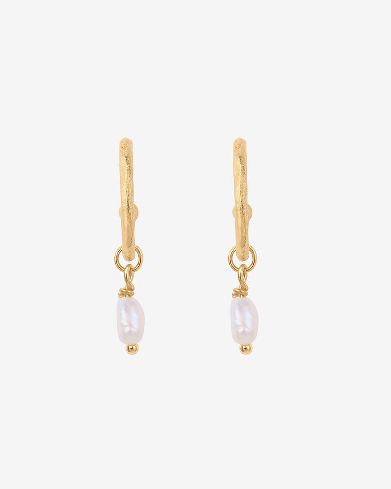 PAVOI - Drop Pearl Hoops