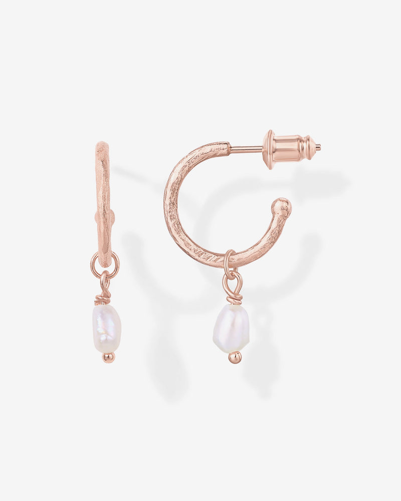 PAVOI - Drop Pearl Hoops