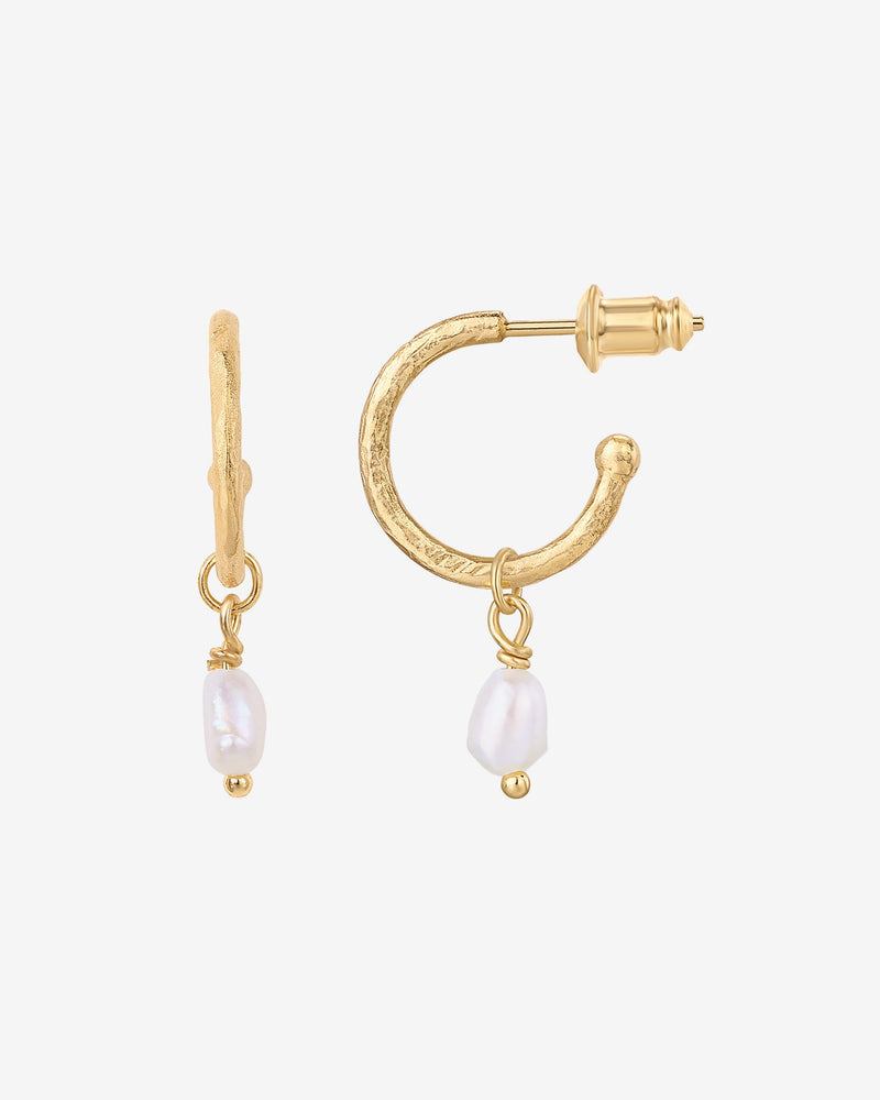 PAVOI - Drop Pearl Hoops