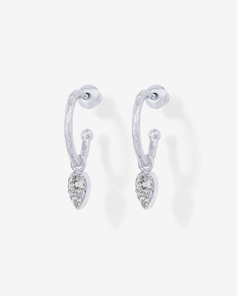 Tear Drop Hoops