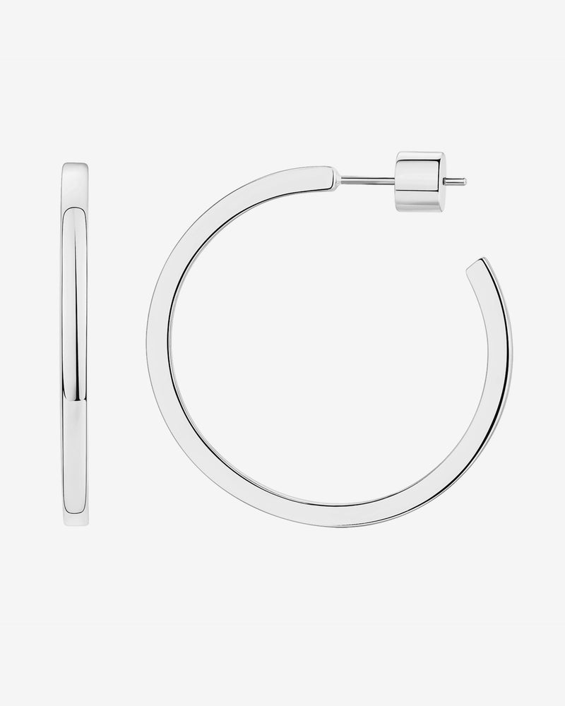 Square Edge Open Hoop