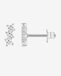 PAVOI - Bar Princess Cut Studs