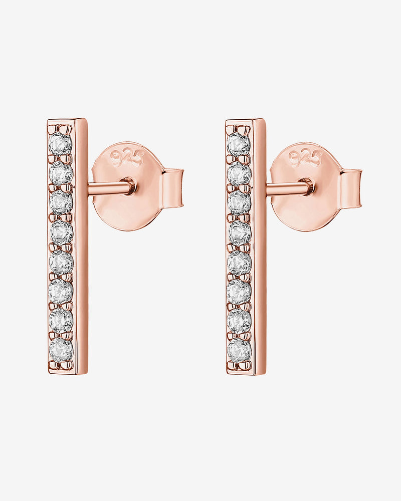 PAVOI - Cubic Zirconia Bar Studs