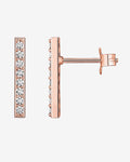 PAVOI - Cubic Zirconia Bar Studs