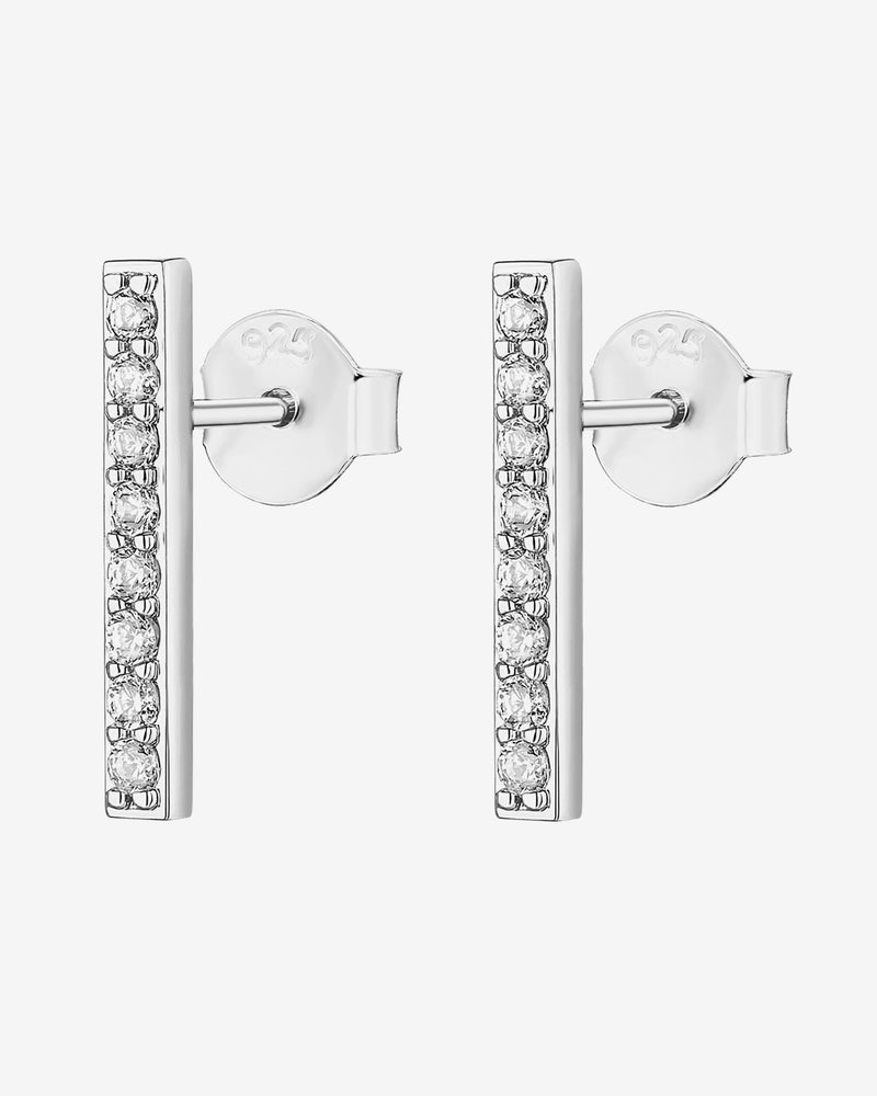 PAVOI - Cubic Zirconia Bar Studs