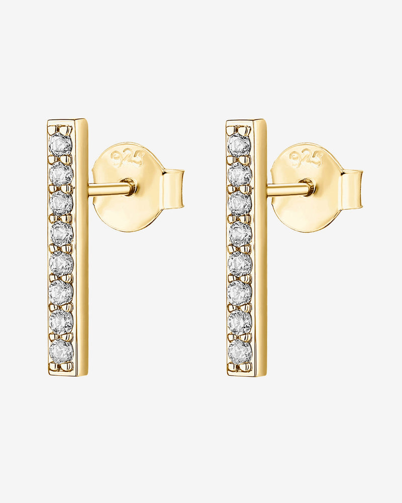 PAVOI - Cubic Zirconia Bar Studs