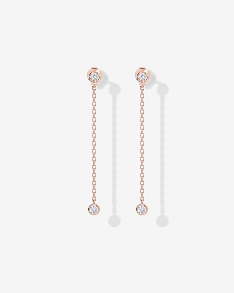 Simulated Diamond Drop Earrings