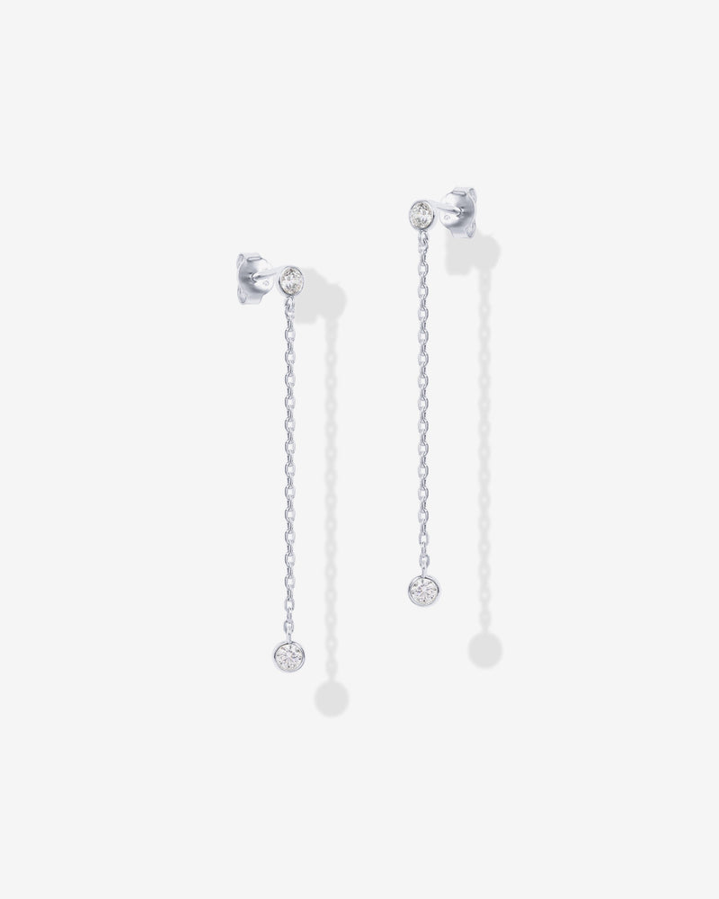 Simulated Diamond Drop Earrings